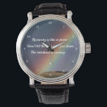 Reloj De Pulsera Inspiradora adicción al fármaco Sobria Cita de Rec<br><div class="desc">La recuperación es como una tormenta. No dejes que la lluvia te hunda. El arco iris viene. Una cita motivacional para la recuperación de adicciones a las drogas muestra un regalo para el estímulo de la sobriedad con una hermosa imagen de arco iris inspirador. Gran reloj de pulsera para un...</div>