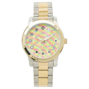 Reloj De Pulsera Interferencia brillante (cara binaria) por Kenneth