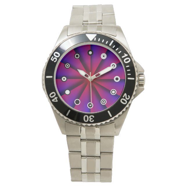 Reloj De Pulsera Interminable PinWheel (B Face) por Kenneth Yoncich (Anverso)