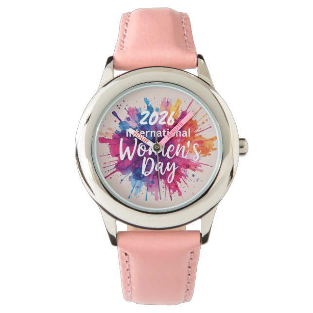 Reloj De Pulsera International Women's Day 2026 (Anverso)