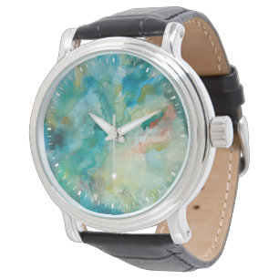 Reloj De Pulsera Interstelar Cielo azul Verde azulado