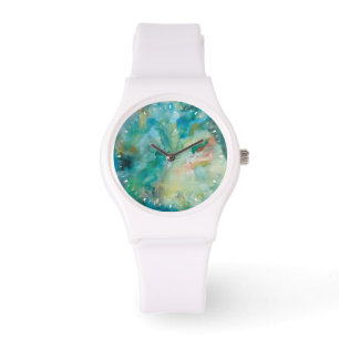 Reloj De Pulsera Interstelar Cielo azul Verde azulado