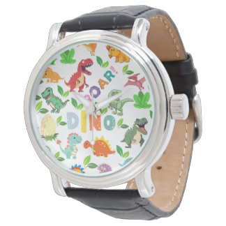 Reloj De Pulsera Íntimos tipos de dinosaurios sin mar