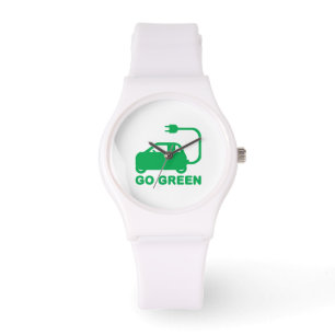 Reloj De Pulsera Ir Verde ~ Conducir autos eléctricos