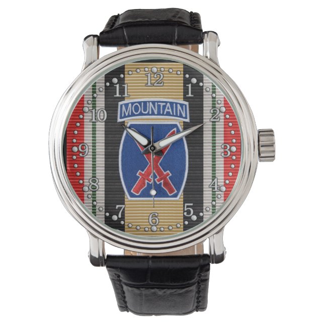 Reloj De Pulsera Iraq 10.º Observador de la División de Montaña (Anverso)