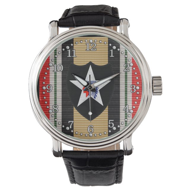 Reloj De Pulsera Iraq 2ª División de Infantería Watch (Anverso)