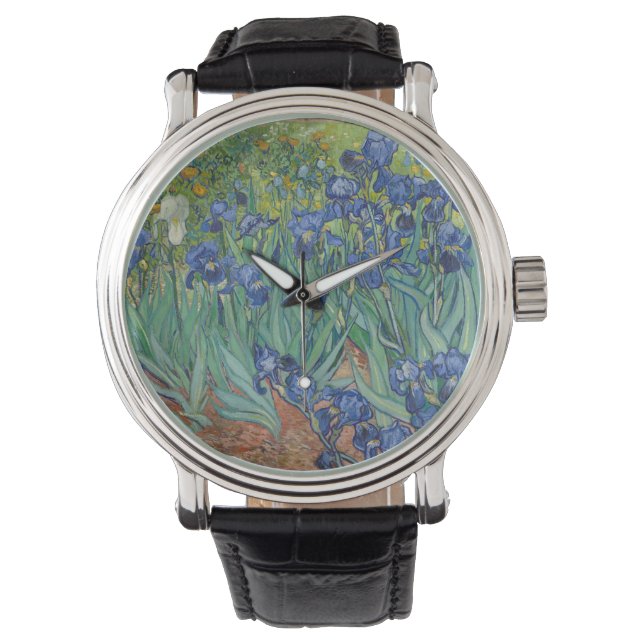 Reloj De Pulsera Irises de Vincent Van Gogh (Anverso)