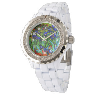 Reloj De Pulsera Irises de Vincent van Gogh, famoso cuadro, 