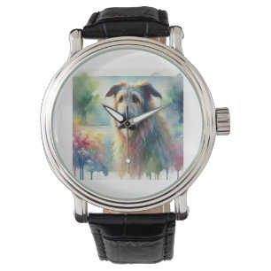 Reloj De Pulsera Irish Wolfhound in Nature 190924AREF110 - Watercol