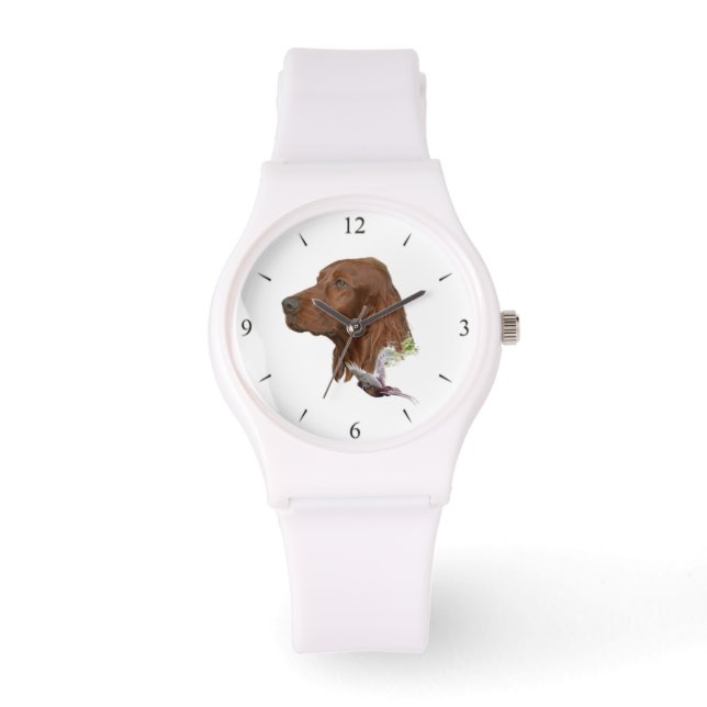 Reloj De Pulsera Irlandés Setter (Anverso)