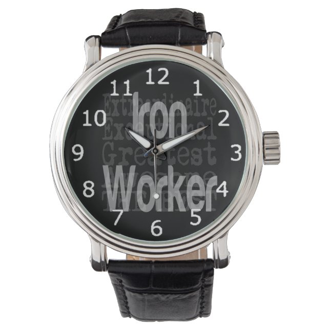Reloj De Pulsera Iron Worker Extraordinaire (Anverso)