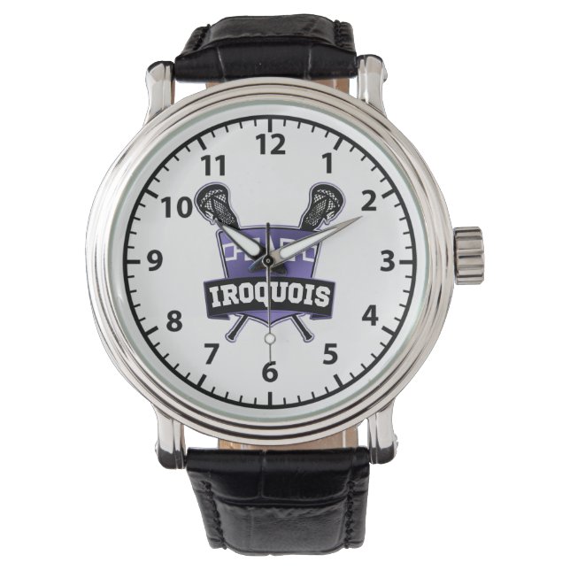 Reloj De Pulsera Iroquois Nation Lacrosse (Anverso)