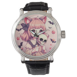 Reloj De Pulsera Irresistibly Halloween Girl | Horror Kawaii Magic