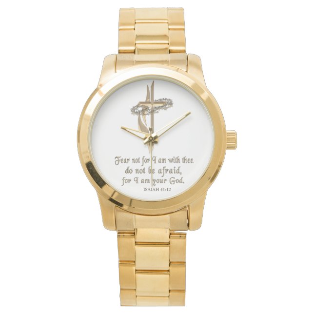 RELOJ DE PULSERA ISAIAH 41:10 (Anverso)