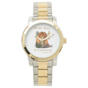 Reloj De Pulsera Isaiah 41:10 Observaciones de mujeres cristianas