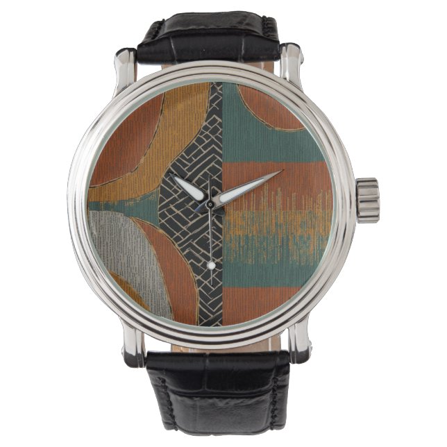 Reloj De Pulsera Isla del Caribe Africano de Lujo Sofisticada (Anverso)