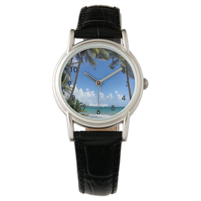 Reloj De Pulsera Isla del Caribe, Martinica (etiquetado) (Anverso)