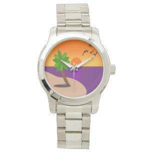 RELOJ DE PULSERA ISLA TROPICAL