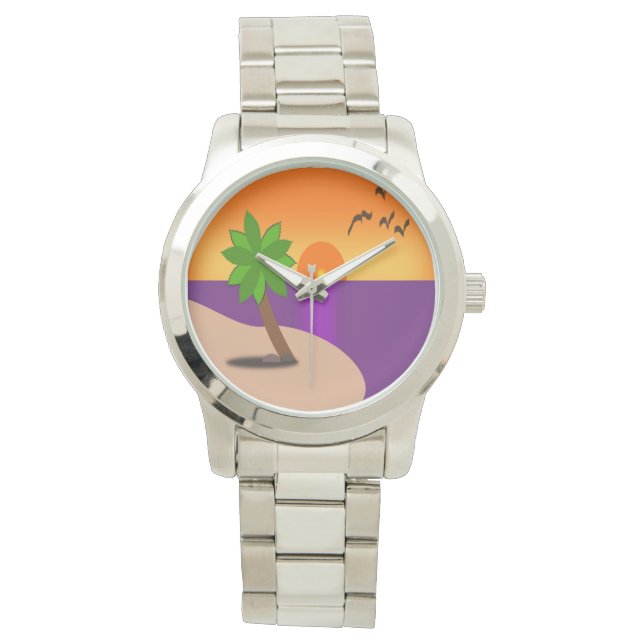RELOJ DE PULSERA ISLA TROPICAL (Anverso)