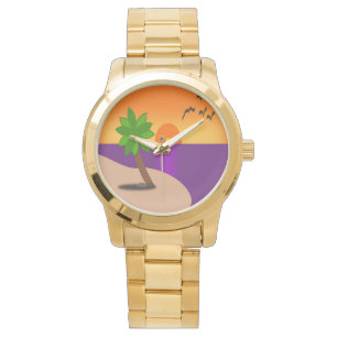 RELOJ DE PULSERA ISLA TROPICAL