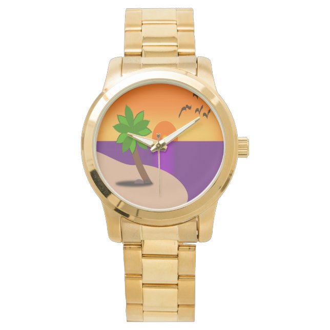 RELOJ DE PULSERA ISLA TROPICAL (Anverso)