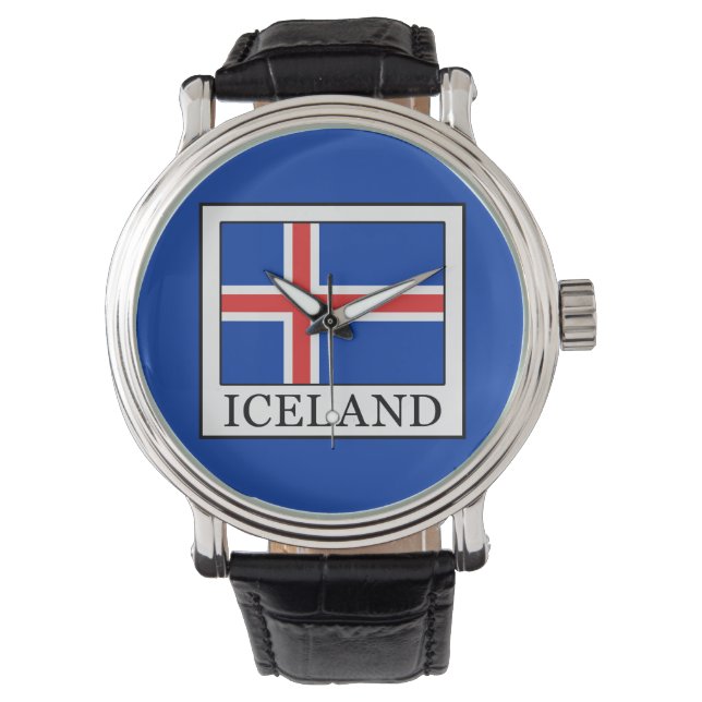 Reloj De Pulsera Islandia (Anverso)