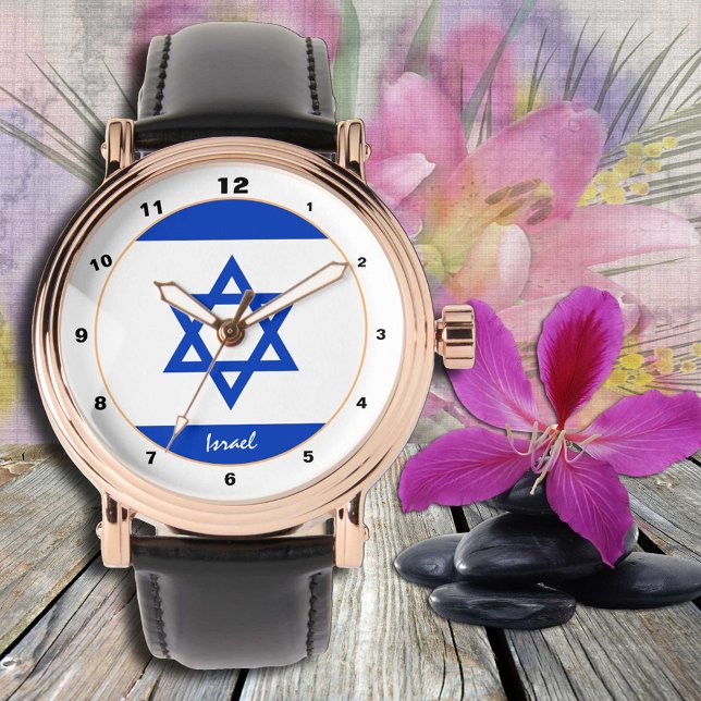 Reloj De Pulsera Israel Bandera watch, patriotas, moda israelí (Subido por el creador)