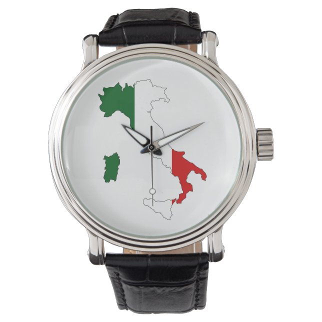 Reloj De Pulsera italia marca country map forma italiano (Anverso)