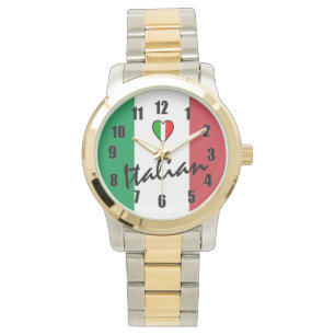 Reloj De Pulsera Italiano-Bandera de Italia
