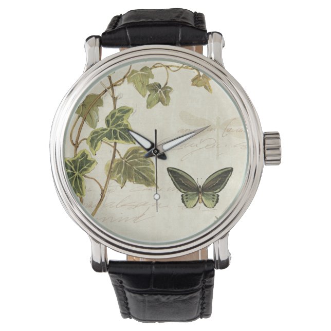 Reloj De Pulsera Ivies y mariposas (Anverso)