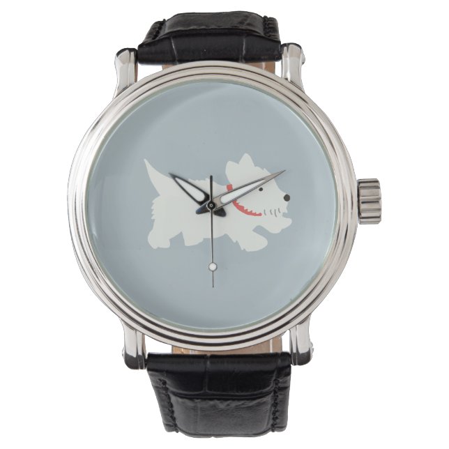 Reloj De Pulsera Izzie The Westie (Anverso)