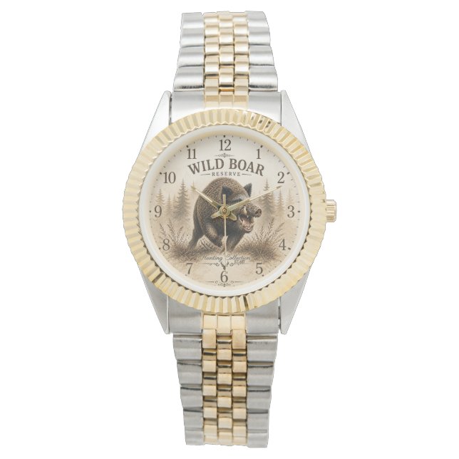 Reloj De Pulsera Jabalí (Anverso)