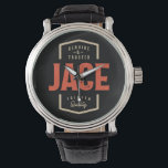 Reloj De Pulsera Jace Name Funny Personalizada Birthday Jace<br><div class="desc">Se trata de un diseño con texto de calidad superior real y confiable Jace. Un regalo genial para amigos o familia llamada Jace. Si su nombre o apellido es Jace,  este producto es para usted. Presente para Jace en Día de San Valentín.</div>