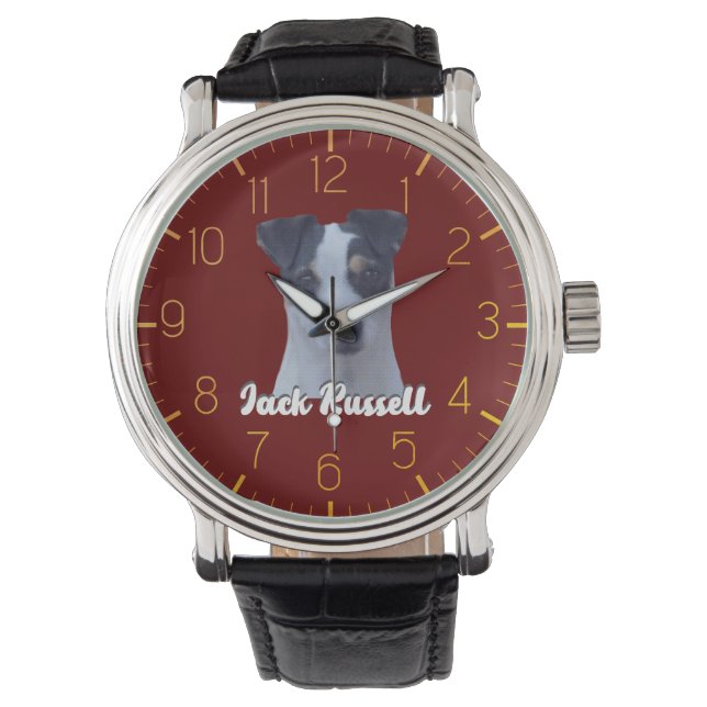 Reloj De Pulsera Jack Russell (Anverso)