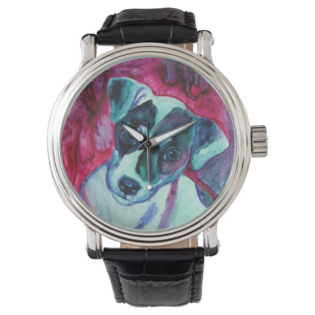 Reloj De Pulsera Jack Russell Terrier (Julep) Watch (Anverso)