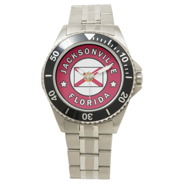 Reloj De Pulsera Jacksonville Florida (Anverso)