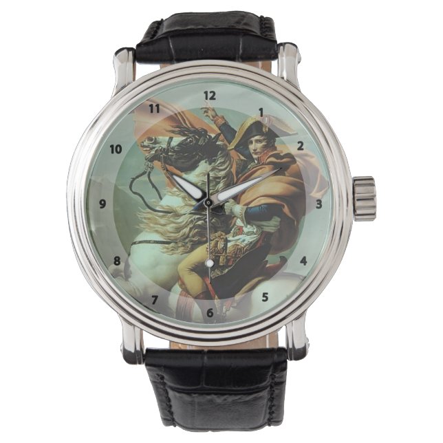 Reloj De Pulsera Jacques-David- Napoleón cruzando los Alpes (Anverso)