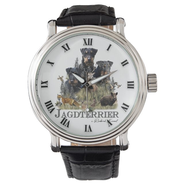 Reloj De Pulsera Jagdterriers c. Renbrad Kennel (Anverso)