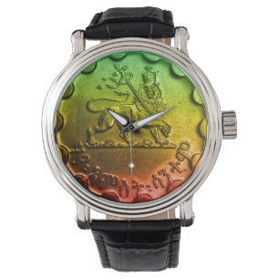 Reloj De Pulsera Jah Rastafari Lion Watch