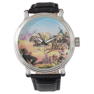 Reloj De Pulsera Jamahiri ® Libia La batalla de Gardabia (Illustr