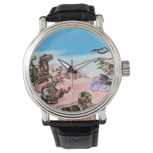 Reloj De Pulsera Jamahiri ® Libia   La batalla de Shoghab (Illustra