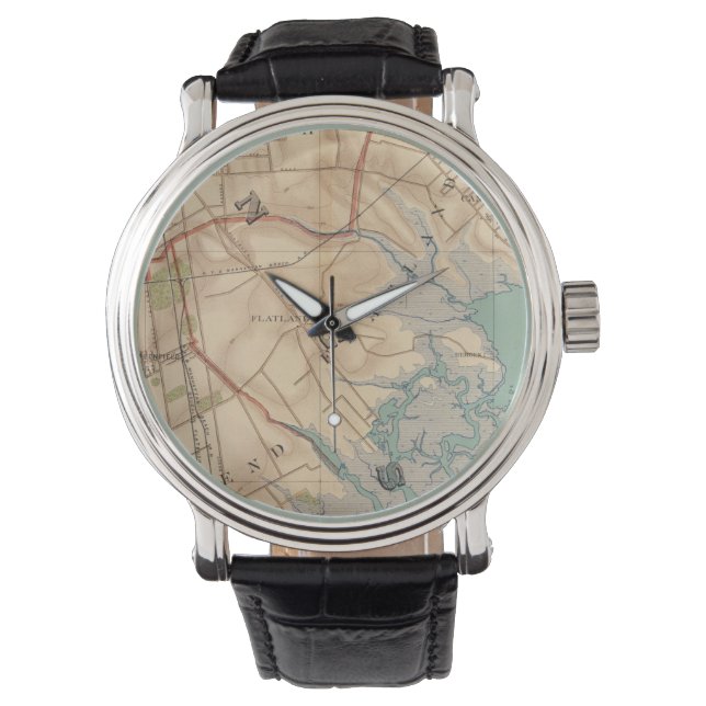 Reloj De Pulsera Jamaica Bay y Brooklyn (Anverso)