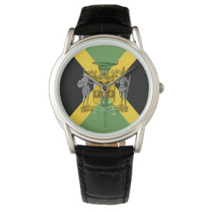 Reloj De Pulsera Jamaica de entre muchas personas mira