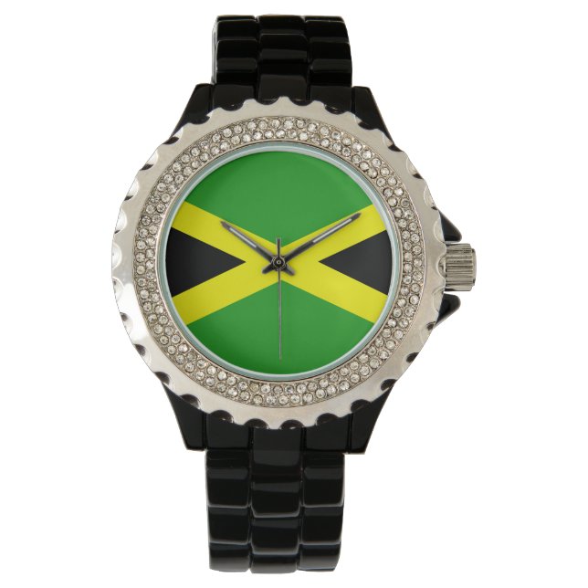 Reloj De Pulsera Jamaica Flag Watch (Anverso)