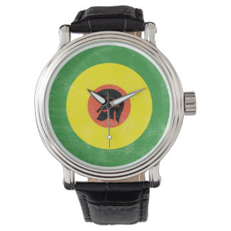 Reloj De Pulsera Jamaica Mod Target Strap Watch