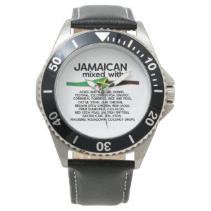 Reloj De Pulsera Jamaicano mezclado con Jamaica