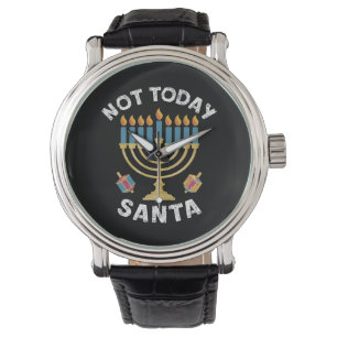 Reloj De Pulsera Janucá No Hoy Santa Judío Chanucá