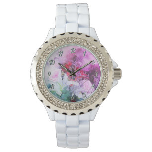 Reloj De Pulsera Jardín Botánico Colorido
