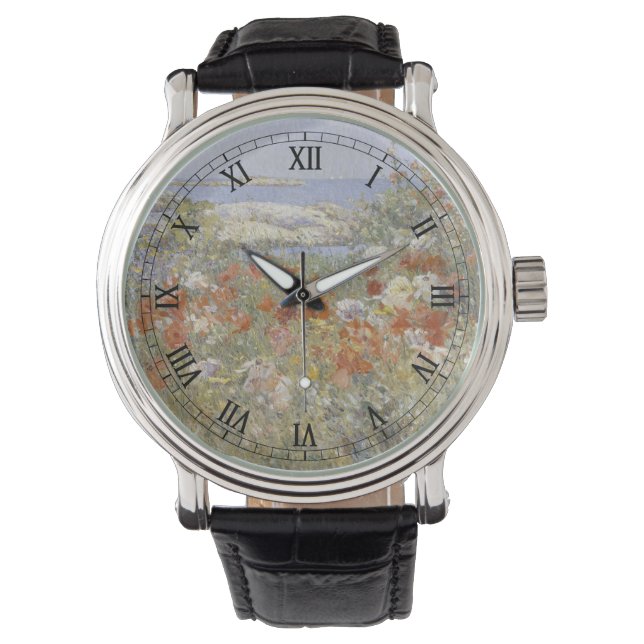 Reloj De Pulsera Jardín de Celia Thaxter por Frederick Childe Hassa (Anverso)