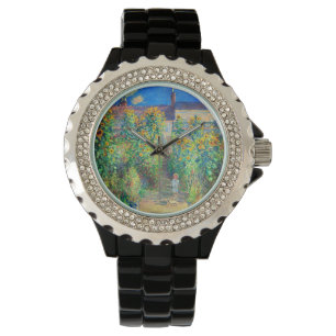 Reloj De Pulsera Jardín de flores Monet